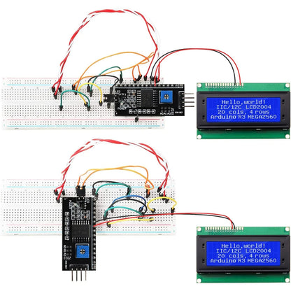 LCD2004 2004 LCD Module Blue/Green/White Screen 20X4 Character LCD Display IIC I2C Serial Interface Adapter Module for Arduino - Image 3