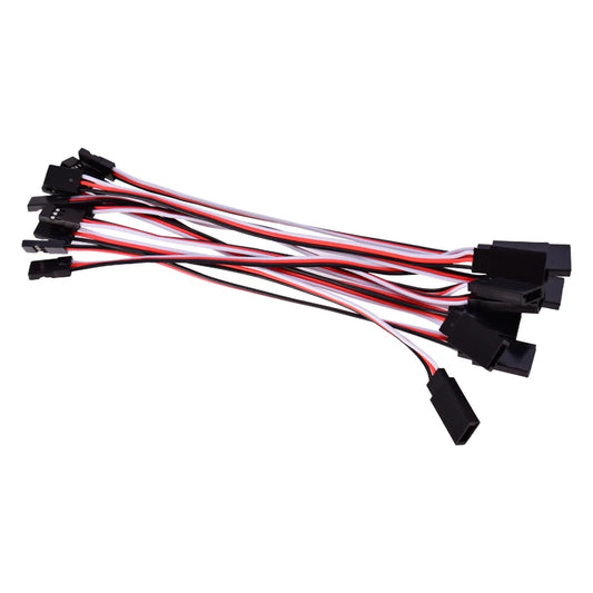10Pcs 150mm 15cm Servo Extension Lead Wire Cable For RC Futaba JR Male to Female 15cm Wire Connector - Image 3