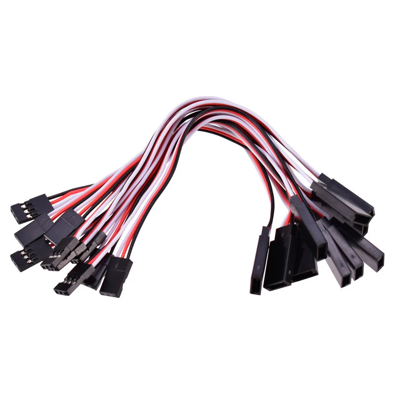 10Pcs 150mm 15cm Servo Extension Lead Wire Cable For RC Futaba JR Male to Female 15cm Wire Connector - Image 6
