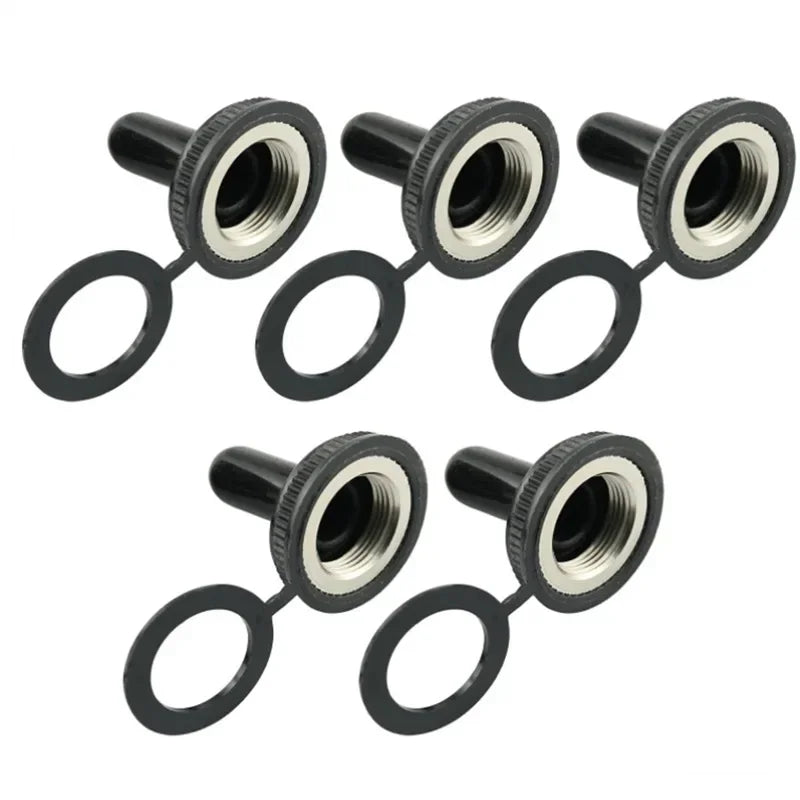 5Pcs Heavy Duty Car Boat Rocker Toggle Switch 15A 250V 2Pin SPST ON/OFF Rocker Switches with Waterproof Boot Spst Rocker Switch - Extracted Image 5
