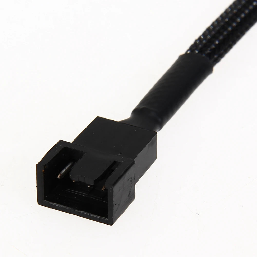 5-Pack 26CM 4-Pin PWM Fan Extension Cables for PC Cooling - Durable & Flexible - Image 4