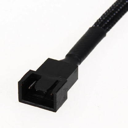 5-Pack 26CM 4-Pin PWM Fan Extension Cables for PC Cooling - Durable & Flexible - Image 4