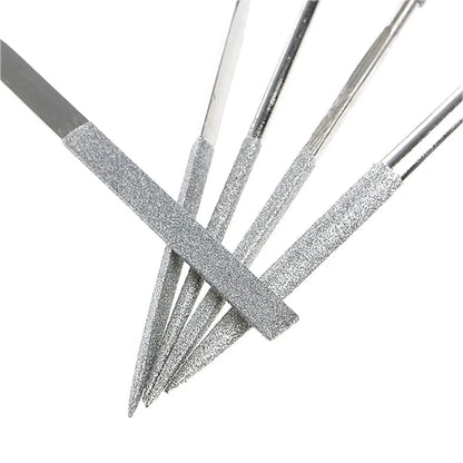 10Pcs Diamond Needle File Set for Stone, Glass & Metal - Durable, Mini Tools - Image 3
