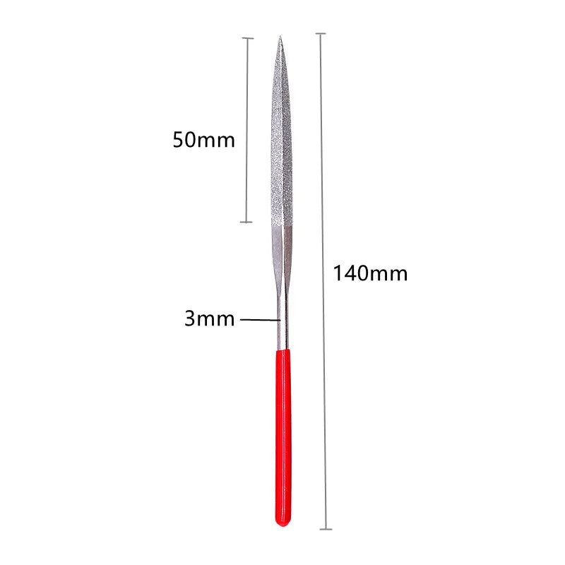 10Pcs Diamond Needle File Set for Stone, Glass & Metal - Durable, Mini Tools - Image 6