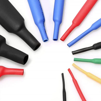 328 Pcs Heat Shrinkable Tube Insulation Environmental Protection Heat Shrinkable Combination Sleeving Electrical Cable Sleeving - Image 1