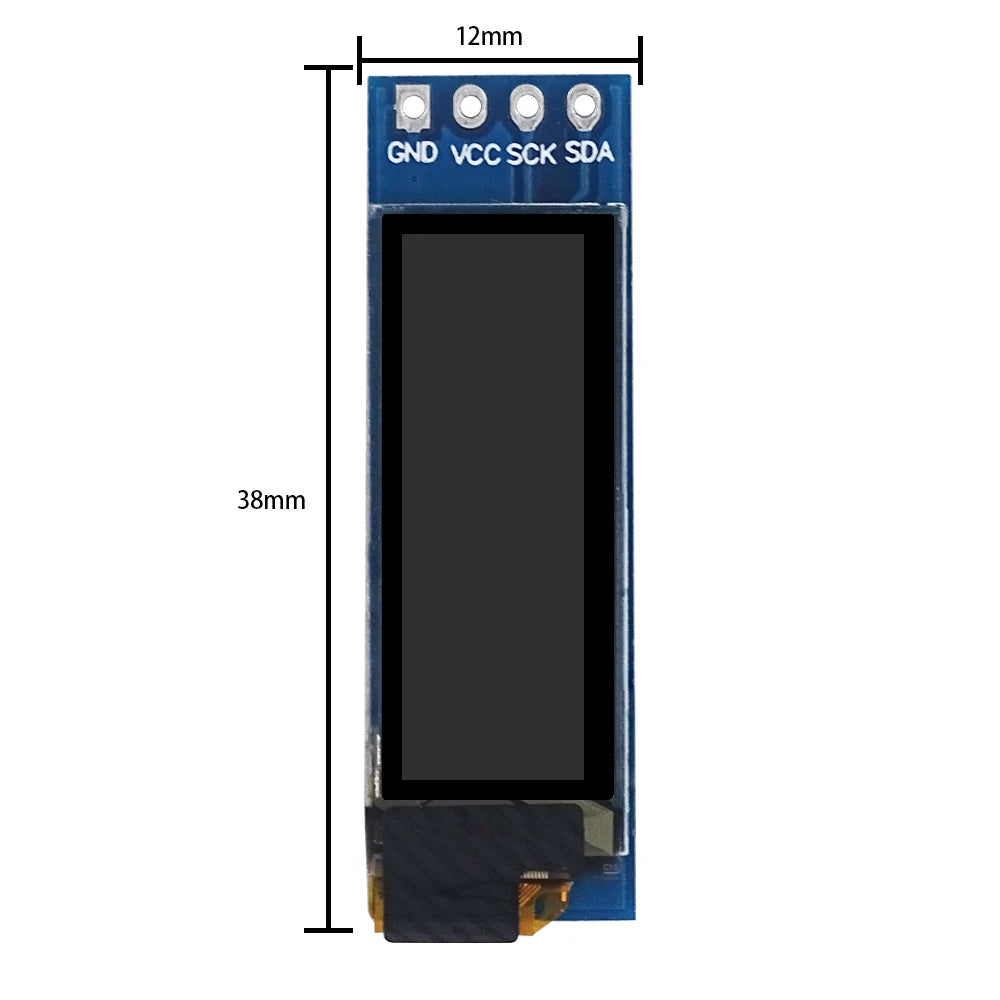 0.91 Inch OLED Module 0.91" White/Blue 128X32 OLED LCD LED Display Module IIC Communicate for Ardunio - Image 5