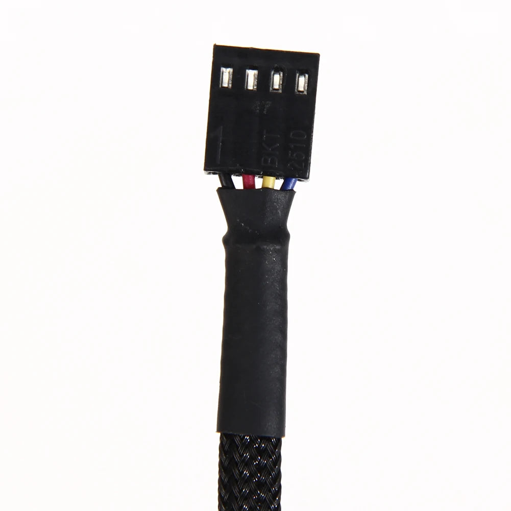 5-Pack 26CM 4-Pin PWM Fan Extension Cables for PC Cooling - Durable & Flexible - Image 6