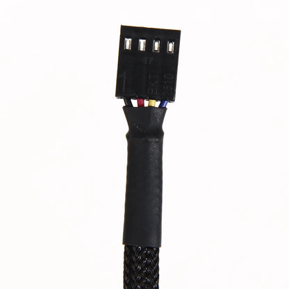 5-Pack 26CM 4-Pin PWM Fan Extension Cables for PC Cooling - Durable & Flexible - Image 6