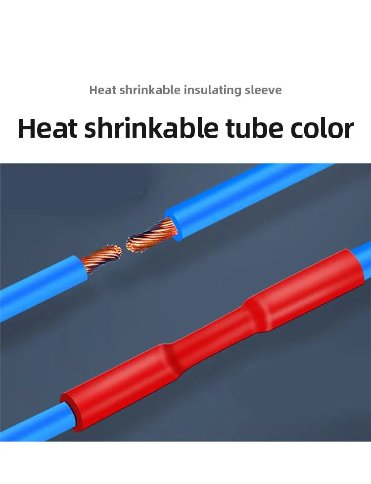328 Pcs Heat Shrinkable Tube Insulation Environmental Protection Heat Shrinkable Combination Sleeving Electrical Cable Sleeving - Extracted Image 3