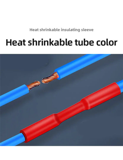 328 Pcs Heat Shrinkable Tube Insulation Environmental Protection Heat Shrinkable Combination Sleeving Electrical Cable Sleeving - Extracted Image 3
