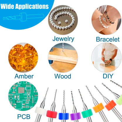 XCAN 0.1mm-2.0mm Import Carbide PCB Drill Bits Print Circuit Board Mini CNC Drilling Bit Set - Image 6