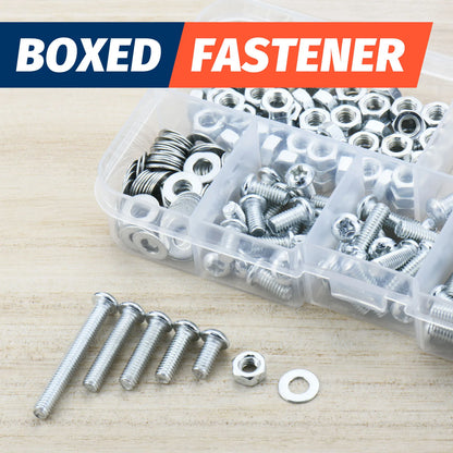 Metric Screw, Bolt & Nut Assortment Kit - 799 Pcs, Phillips Pan Head for DIY - Image 5