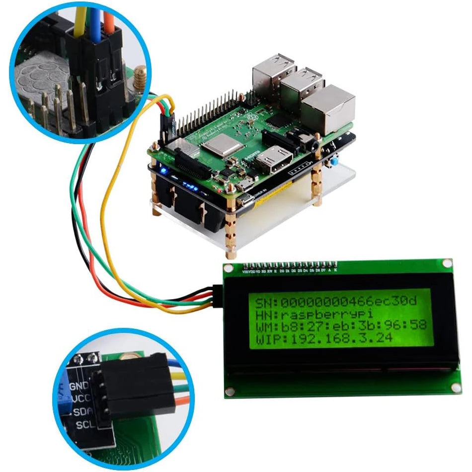 LCD2004 2004 LCD Module Blue/Green/White Screen 20X4 Character LCD Display IIC I2C Serial Interface Adapter Module for Arduino - Extracted Image 6
