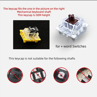 KFC Keycap Mechanical Keyboard - ROG Collaboration DIY Anime Toy for Fans - Extracted Image 6