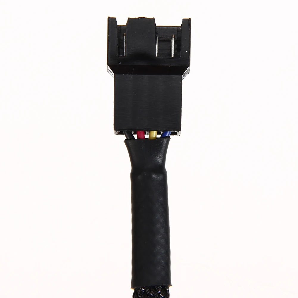 5-Pack 26CM 4-Pin PWM Fan Extension Cables for PC Cooling - Durable & Flexible - Image 5