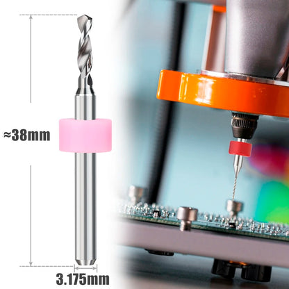 10PCS PCB Drill Bits 0.3-1.2mm Set Carbide Micro Mini CNC Drilling Bits